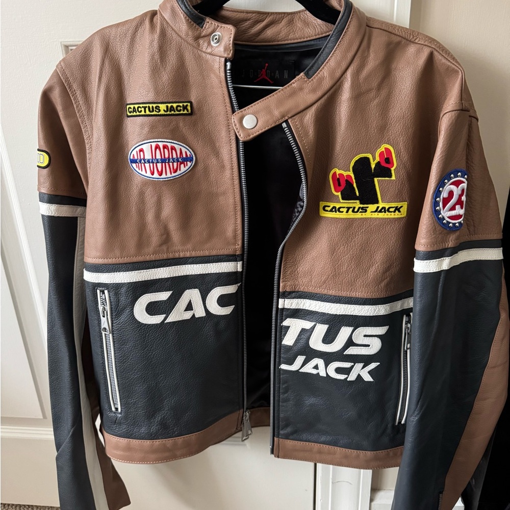 Travis Scott x Nike Cactus Jack leather jacket